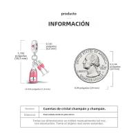 Encantos De Viaje Para Café Plata Charms Para Perros Y Gatos Corazón De Cuentas Adecuados Para Pulsera Original DIY Tendencia Clásica Vintage Romántica - details 148