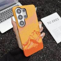 Funda De Teléfono Magnética De Fibra De Carbono Para Samsung Galaxy S26 S25 plus Ultra Carga Inalámbrica Protectora Antichoque Dureza Alta Resistente a Arañazos Y Huellas - details 9