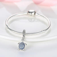 Colgante De Gato Luna Estrella En Plata Para Mujer Pendiente De Earphone Dangle Joyería De Moda DIY Regalo Bangle Bracelet Fit - details 4