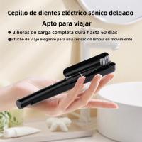 Cepillo De Dientes Eléctrico Ultrasonido Potente Con 3 Modos De Limpieza Recargable USB IPX7 Impermeable Blanqueamiento De Dientes Con Estuche De Viaje Para Adultos - details 2
