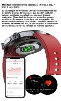Reloj Inteligente Para Hombres 2025 Con Medición De Presión Arterial Salud Pulsada Terapéutica Uric Acid Lipids Cuidado Del Cuerpo Impermeable - details 19