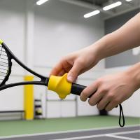 Grip De Silicona Antideslizante Para Raqueta De Tenis Corrección De Mano Sudorada Entrenamiento Y Juego - details 5