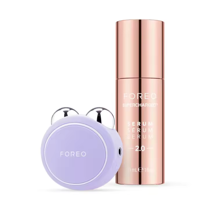 FOREO BEAR mini Masajeador facial eléctrico de microcorrientes I Reductor de papada I Define el contorno de la mandíbula I Lifting facial inmediato y no invasivo - 1