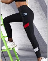 Leggings De Yoga Para Mujer Con Banda Alta De Malla Y Bolsillos Laterales Control De Abdomen Leggings Modelantes Para Ejercicio - details 2