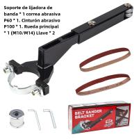 Banda Sándwich De Torno Para Amoladora De Ángulo Modificada Máquina De Amolado Para Modelos 100 115 125 Ideal Para Madera/Metales Pintura Y Laminado - details 6