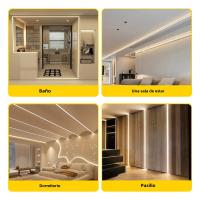 Tira De Luces LED COB 220V 288leds/m Adhesiva Flexible IP65 Impermeable Para Iluminación Interior Y Exterior Cocina Jardín - details 7