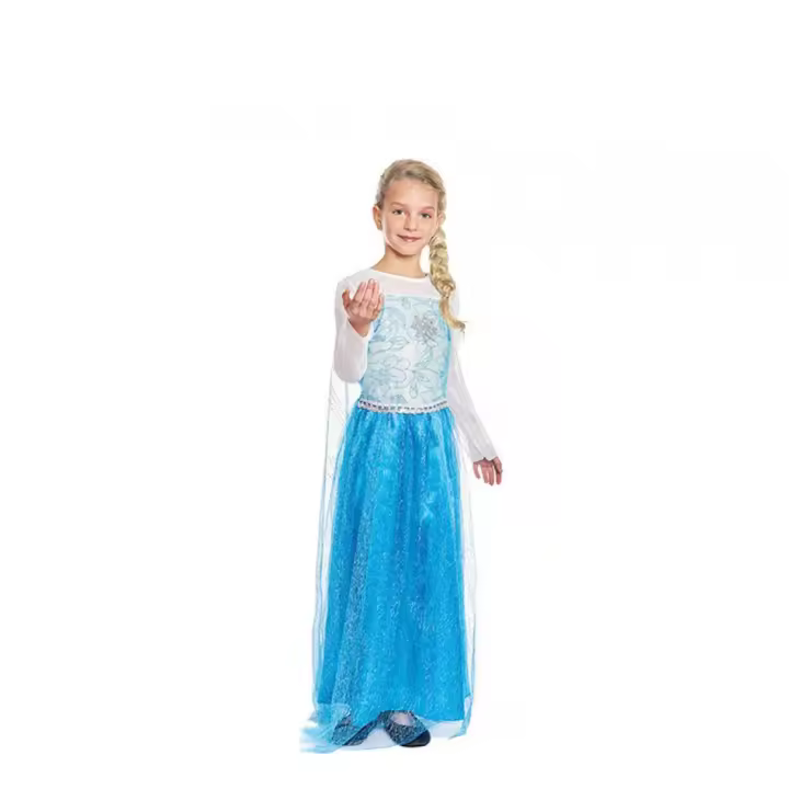 Partilandia Disfraz de Princesa del Hielo Azul para niña - 1
