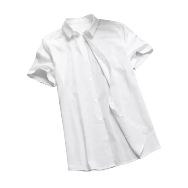 Camisa Casual Para Hombre Manga Corta Botones Vintage De Color Sólido Para Calle Y Vacaciones Tallas M-3XL Algodón Y Poliéster - 1