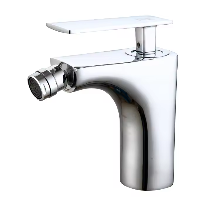 DP GRIFERÍA Grifo de Bide Serie Amur Monomando Base de Latón Cartucho Cerámico Acabado Cromo - 1