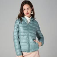 Chaqueta De Invierno Para Mujer Ligeramente Acolchada Con Capucha Cierre De Cremallera Impermeable Y Térmica Con Bolsillos Estilo Casual - details 21
