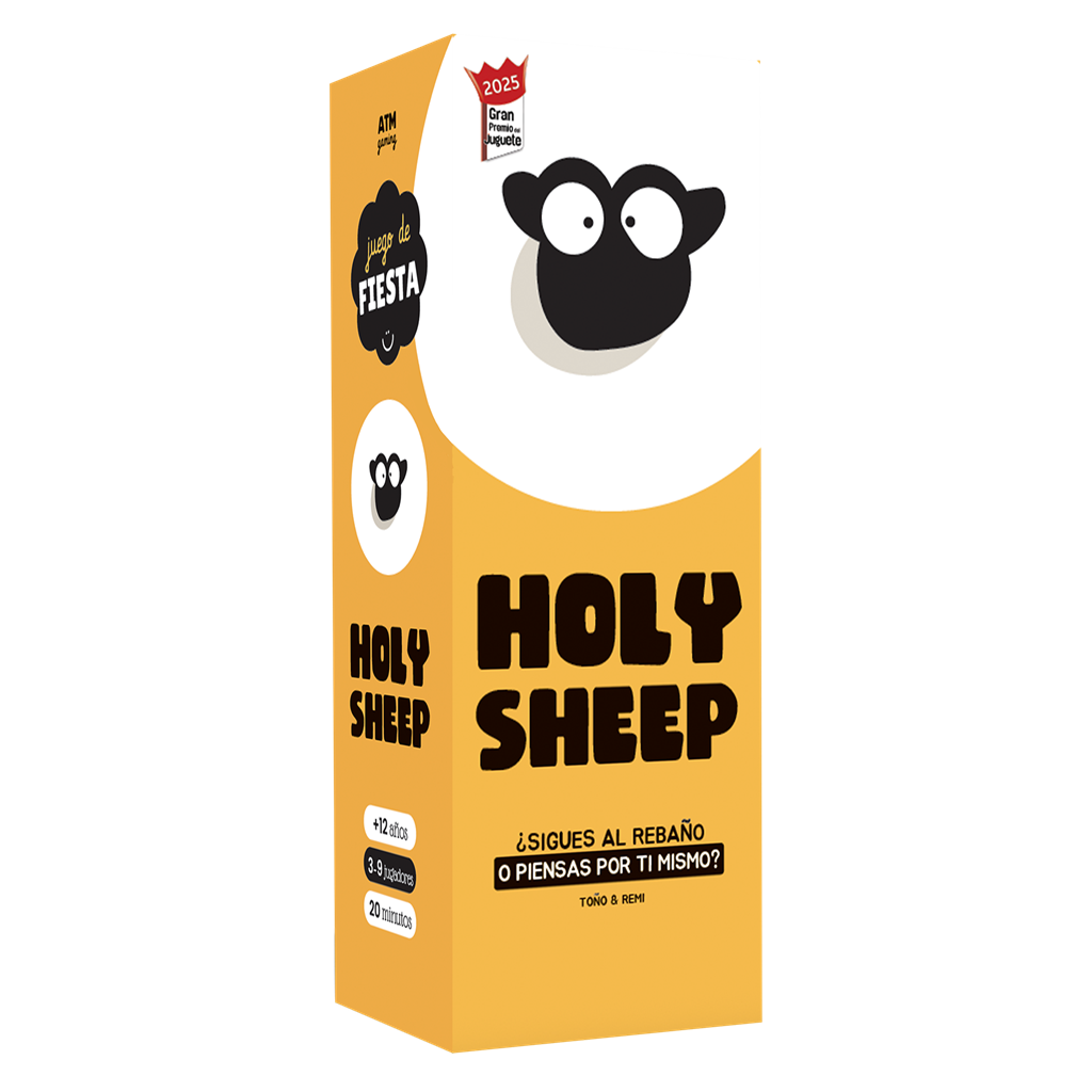 Asmodee - Holy Sheep - Juego de Mesa Dinámico para Familia y Amigos - + 12 Años - 3-9 Jugadores - Español