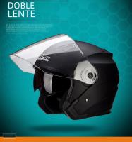 Casco De Motocicleta Vintage Con Lente Doble Para Karts Scooters Y Vans Protección Abs Unisex Adecuado Para Todas Las Estaciones - details 16