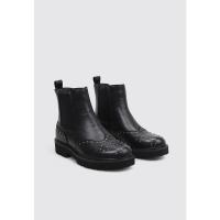 Limma ANDYETY Botines Planos Mujer Negro - details 0