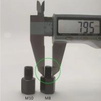 Adaptadores De Espejo Para Motocicleta 1 Pares Negro Conversión De Espejos Traseros Tornillos M10 10MM M8 8MM Derecho E Izquierdo Hilo - details 5