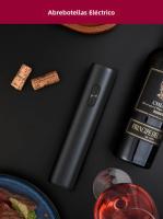 Aerador De Vino Eléctrico Con Abrazadera Y Corte De Sellador 1PCS Herramienta De Bar Y Cocina Regalo Para Fiesta - details 1