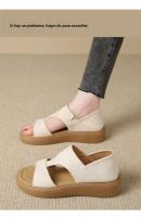 Sandalias Romanas Para Mujer Con Un Tirante Suela Suave Sandalias Planas Transpirables Zapatillas De Playa Comodidad Elevada Estación De Verano - details 9