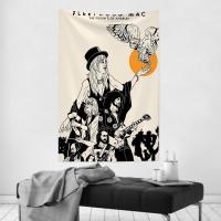 Tapiz F-Fleetwood Rock Band Para Decoración De Habitación Estilo Mac Colcha De Pared Para Fiesta Y Ambientes Domésticos Decoración De Bebé - details 5