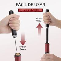 Abreviador De Botellas De Vino Con Corte De Película Y Bomba De Aire Segura En Acero Inoxidable Para Fiesta En Casa Y Barra - details 3