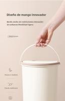 Bandeja De Papel Toalla De Baño Pared Montado Recipiente De Basura Con Tapa Y Mango Resistente Al Agua Estrecho Ecológico Para Cocina Y Baño - details 6