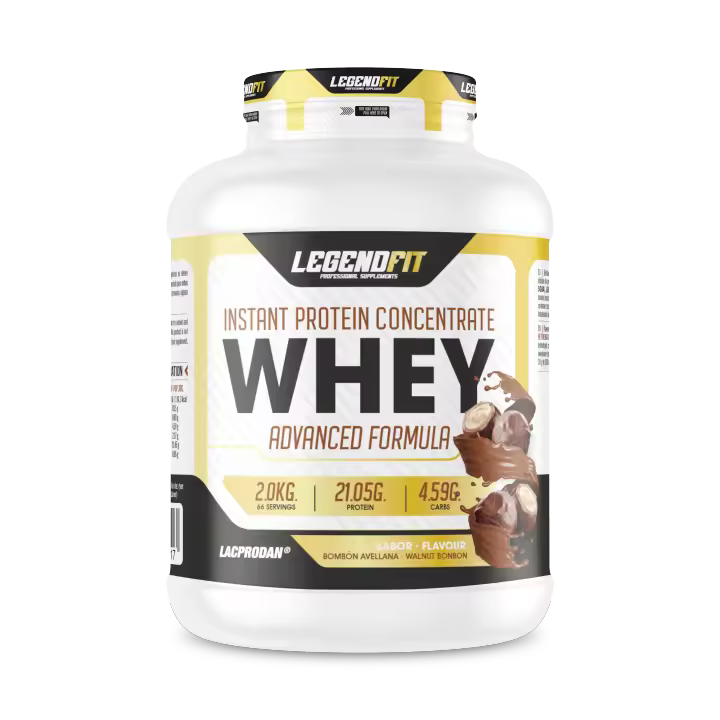 Proteína Whey 2kg Instant Protein Concentrate Advanced | 80% Proteína de Suero Arla Lacprodan® con Colágeno Hidrolizado y L-Glicina | Batido Proteico para Deportistas/ LEGEND FIT - 1