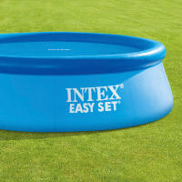INTEX - Cobertor solar piscinas Easy Set/Metal Frame Ø305 cm, fabricado con polietileno y de 110 gr/m2 de espesor. tiene agujeros de drenaje para el agua de lluvia. peso del cobertor: 1,1 kg - details 6