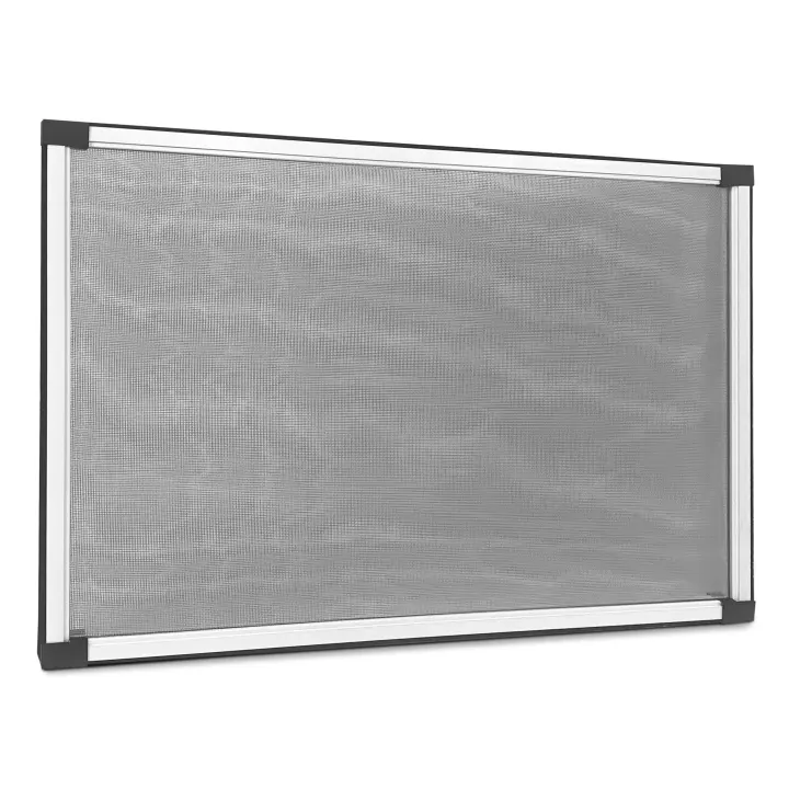 TIENDA EURASIA – Mosquitera Extensible para Ventanas, Bordes de Sellado Felpudos, Marco de Aluminio, Color Blanco, Malla de Fibra de Vidrio - 1