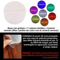 Lámpara 3D Para Dormitorio Decoración De Habitación Avatar Regalo De Cumpleaños Fiesta Para Abuela Nueva Lámpara De Noche LED Con Control USB - details 0