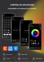 Lámpara De Proyección LED Inteligente Tuya Con Control Remoto IR Y App Smart Life Luz Nocturna RGB Para Fotografía De Fiesta Atmosfera - details 1