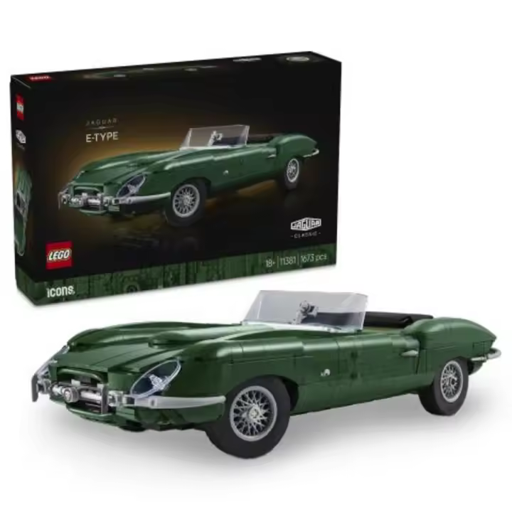 LEGO® 11381 Icons Jaguar E-Type – Kit de construcción de modelo de coche - 1