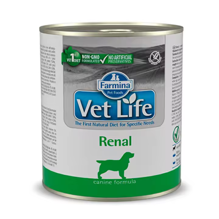 Farmina Vet Life Renal Latas para Perros - 6 unidades x 300gr - 1