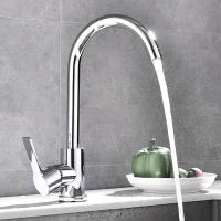 Grifo De Cocina Con Doble Función Montado En Plataforma Monomando Regulador De Agua Caliente Y Fría Acero Inoxidable Moderno - details 5