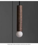 Lámpara Colgante Nórdica De Madera Decorativa Para Hogar Iluminación Interior Para Sala De Estar Dormitorio Estudio Fuente De Luz LED Incluida - details 14