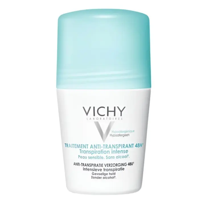 VICHY - Desodorante Traitement Anti-Transpirant 48H Desodorante Roll-On 50 ml - 1