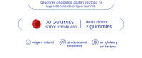 Jelly Pills Gominolas de Biotina 10.000 mcg con 520mcg Ácido Fólico y Zinc - 60 Gummies Veganas - Sin Azúcares Añadidos - Sabor Frambuesa Natural - details 3