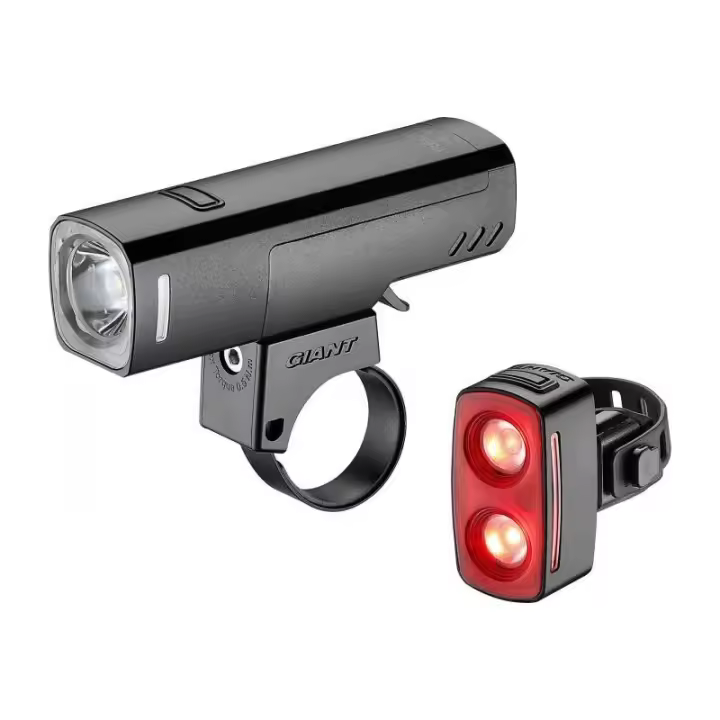 Giant - Luces Bicicleta Combo Recon HL 1100 y TL 200 para ciclismo, delantera de 1100 lm y trasera de 200 lm con modo inteligente, visibilidad 270°, IPX6/IPX7 y batería recargable Li-ion - 1