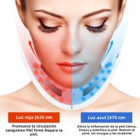 Cinturón Levantador De V Forma Para Rostro Con 5 Modos Masajeador De Levantamiento Facial Dispositivo De Vibración Para Delgazar El Rostro Incluye Control Remoto Cuidado De La Piel - details 20