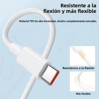 Cargador Rápido De Pared 67W 6A Para Xiaomi 10 11 12 Lite 13 14 15 Redmi Note 11T 12T 13 pro POCO Turbo Carga USB Tipo-C Cable De Carga Tipo-C a USB 1m Blanco - details 10