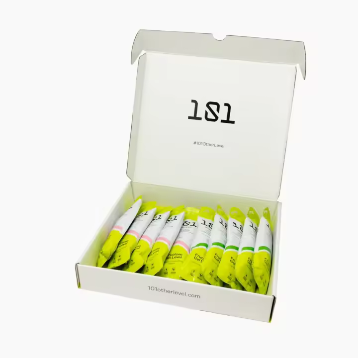 101 OTHER LEVEL Fructose Gel Level 81 Gramos Pack 6 GELES - 56 Gramos CHO + 251mg Sodio - 1