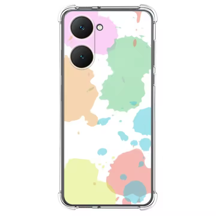 Funda Silicona Antigolpes para Vivo Y03 / Y28s 5G diseño Acuarela 05 Dibujos - 1