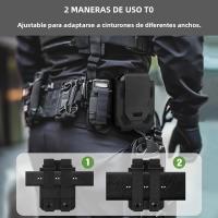 Bolsa De Funda Para Amarras De Manos 1000d Molle Portador De Cadena Estándar Para Cinturón De Servicio Y Chaleco - details 4