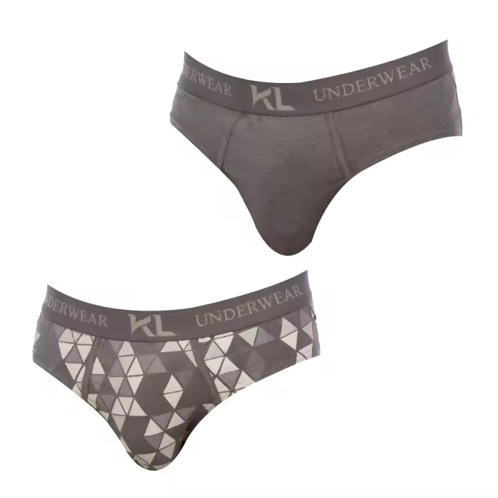Kisses and Love-Pack 2 Slips Básicos tejido transpirable KLS2 hombre - 1