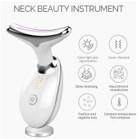 Masajeador Facial Antiarrugas ,Dispositivo limpiador de cara ,con 3 modos y 7 colores luz LED ,Terapia de calor , Vibración , Microcorriente, para Reafirmar Cara y Cuello - details 1