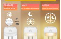 Lámpara Nocturna LED Mini Con Sensor De Movimiento PIR 3 Modos Para Dormitorio Lámpara De Borde De Cama EU Enchufe Para Armario Corredor Baño - details 10
