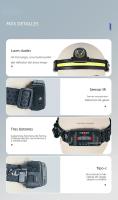Linterna Frontal LED De Alta Potencia Con Sensor XPE+COB 7 Modos Para Pesca Y Cazalampara De Corbata Recargable Con Batería 18650 - details 3