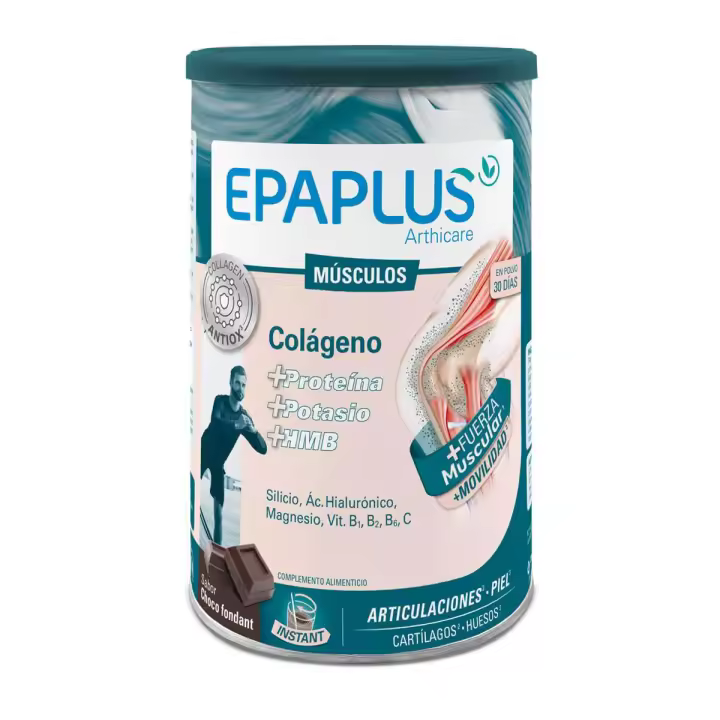 Epaplus arthicare músculos colágeno + proteína sabor chocolate 504gr - 1