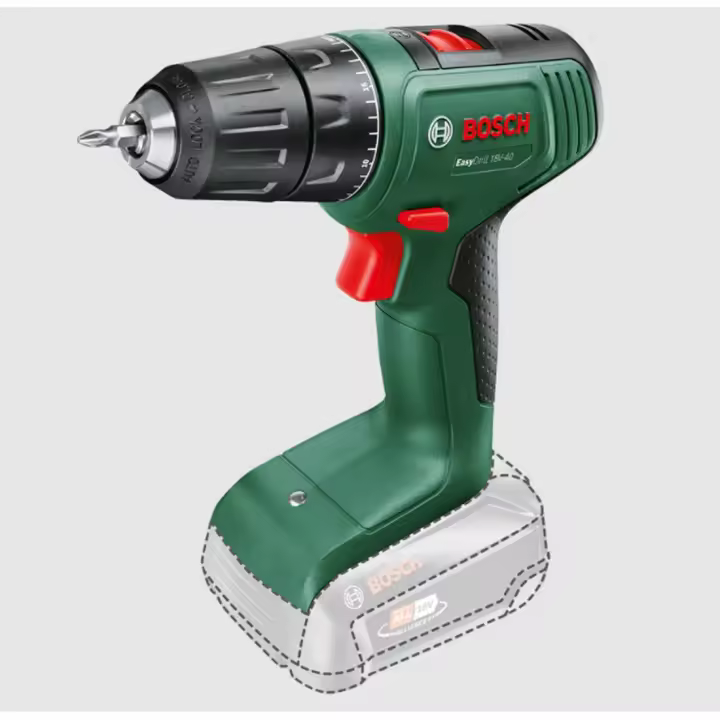 BOSCH ATORNILLADOR A BATERIA EASYDRILL 18V-40. Ideal para taladrar en madera, metal y plástico y para aplicaciones de atornillado - 1