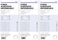 ALMERITEX 2000 PACK X 2 Funda de Almohada Impermeable con Cremallera - details 1