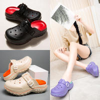 Sandalias De Playa Para Mujer Verano Antideslizantes Con Punta Cerrada Suela Gruesa Estilo Roman Closure Pull on Material EVA - details 11