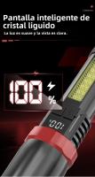 Linterna Táctica De Alta Potencia LED 2000LM Con Luz Lateral Y Pantalla Recargable Por USB Para Camping Pesca Emergencias - details 4