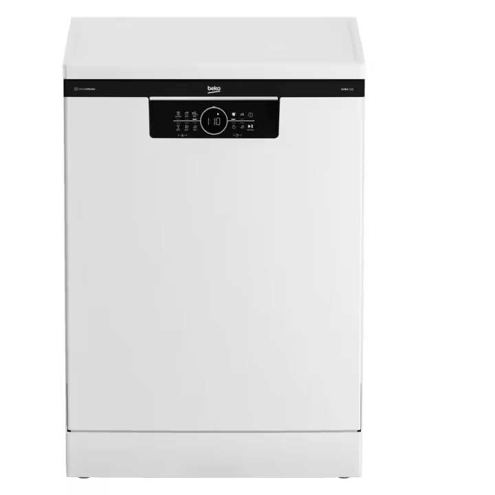 Beko - Lavavajillas bPRO500 BEYOND de 60 cm, 14 cubiertos, Clase C, con tecnología CornerIntense y HygieneIntense, silencioso (44 dB), 9,5 L/ciclo, blanco - 1